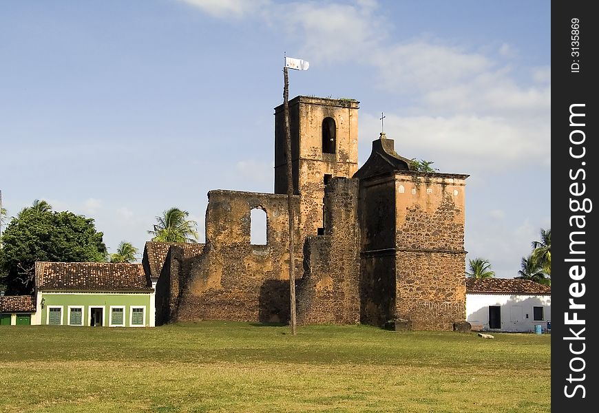 Ruins of the Church of SÃ£o Matias - Alcantara - MaranhÃ£o - Brazil. Ruins of the Church of SÃ£o Matias - Alcantara - MaranhÃ£o - Brazil