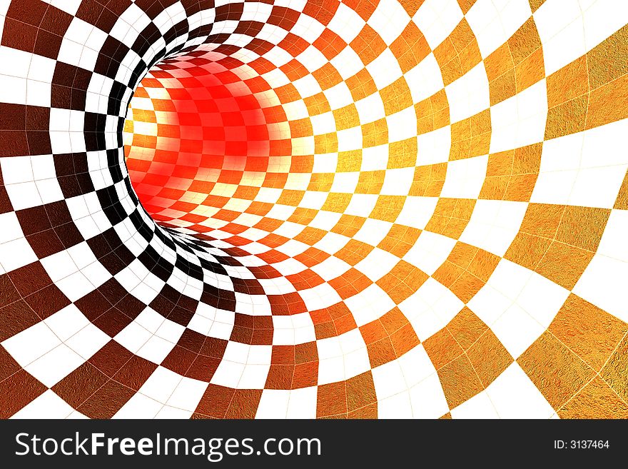 Abstract tunnel - suitable for background. Abstract tunnel - suitable for background