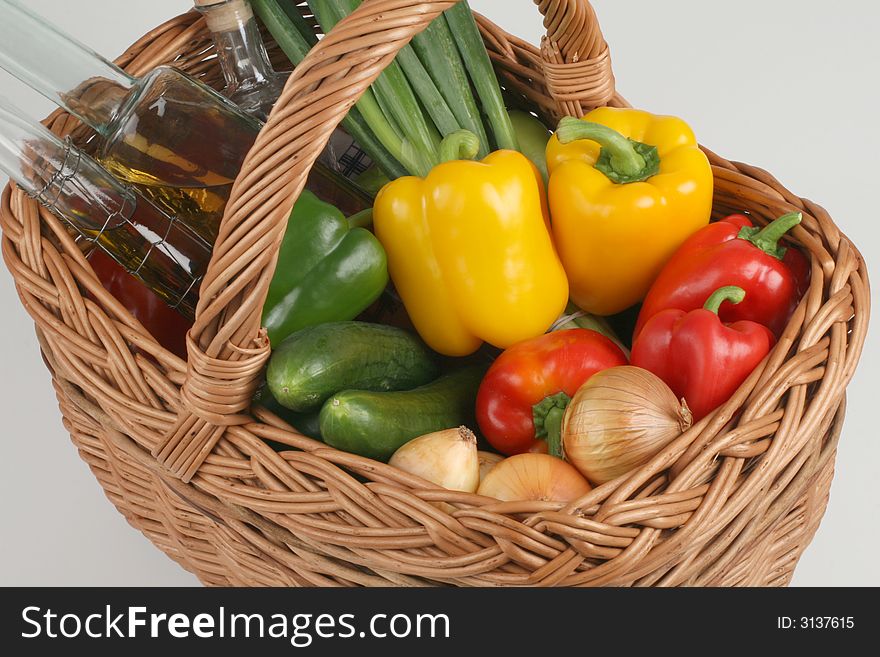 Basket With Vegetables