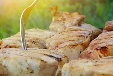 Grilled Pork Steak BBQ Stock Image Grilled Pork Steak BBQ Stock Image