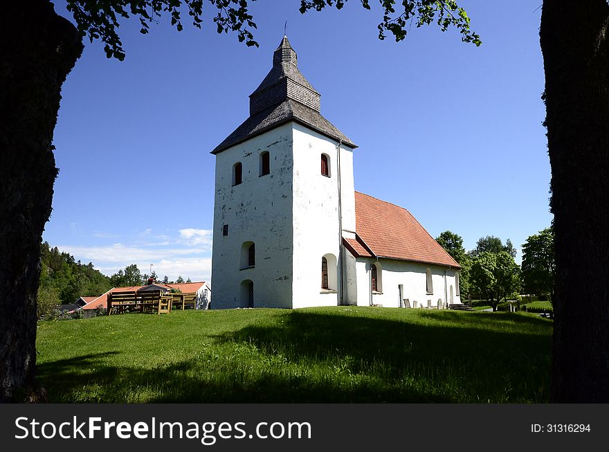 Old Church In Sweden