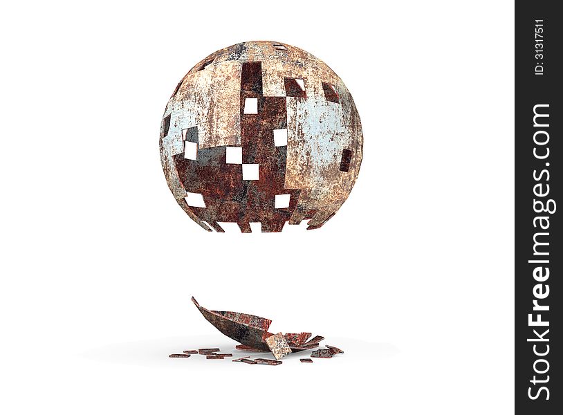 The Rusted Flying Sphere