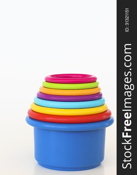 Stack-able cup game suitable for toddlers. Stack-able cup game suitable for toddlers.
