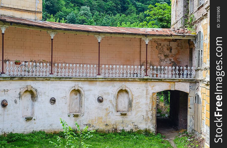 Old historic house in Baile Herculane, Romania.