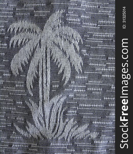A beautiful grey print of a palm tree. A beautiful grey print of a palm tree.