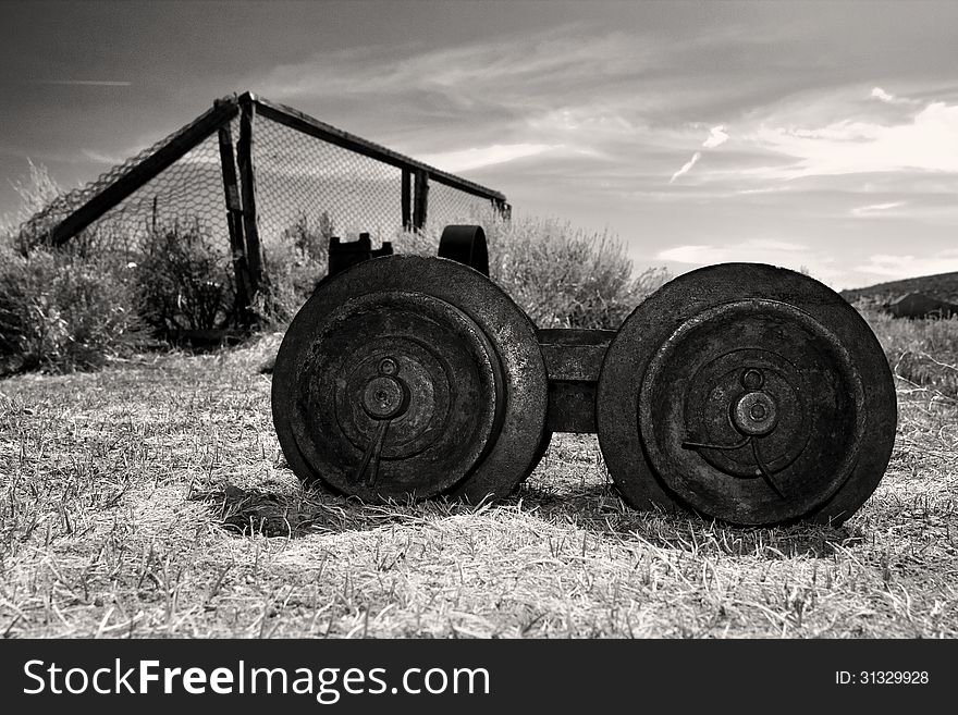 Abandoned Farm Equipment In Bodie State Park