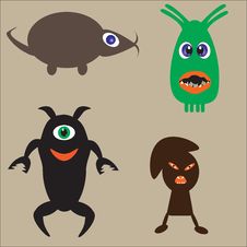 Monsters Royalty Free Stock Image