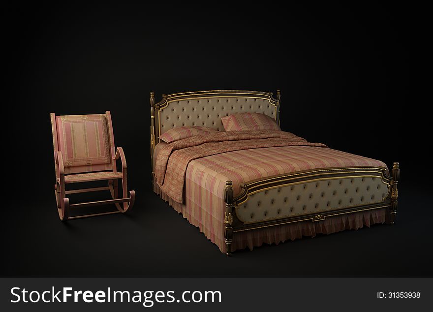 Chair And Bed