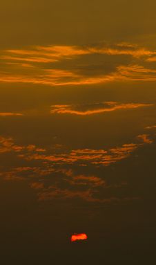 The Sundown Royalty Free Stock Images The Sundown Royalty Free Stock Images