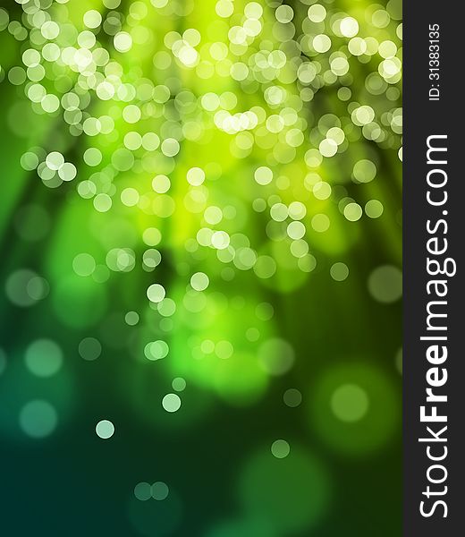 Green yellow glow bokeh abstract light background. Green yellow glow bokeh abstract light background