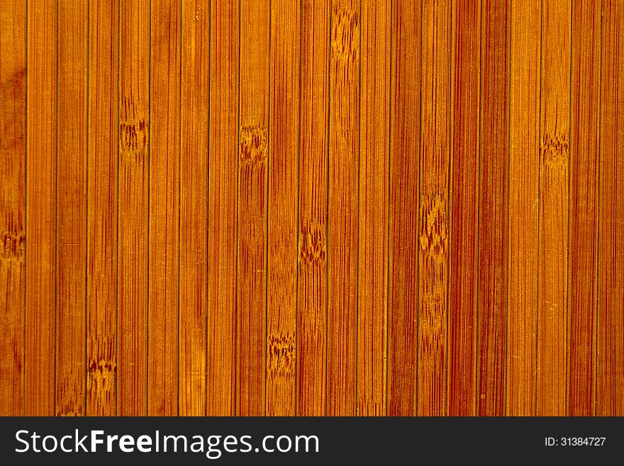 Close up of a bamboo red and orange background