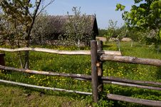 An Old Wooden Fence Stock Images An Old Wooden Fence Stock Images