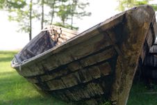 Old Wooden Fishing Boat Royalty Free Stock Photos