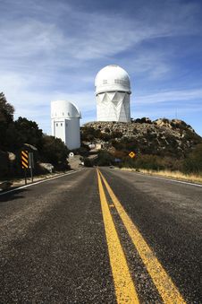 Road And Domes Royalty Free Stock Image Road And Domes Royalty Free Stock Image