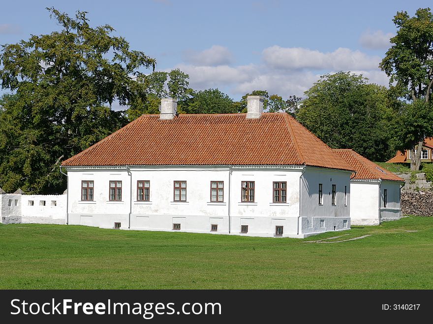 Old historycal archive building in Kuressaare Estonia. Old historycal archive building in Kuressaare Estonia.