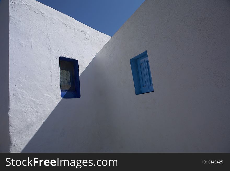 A typical greek colors house