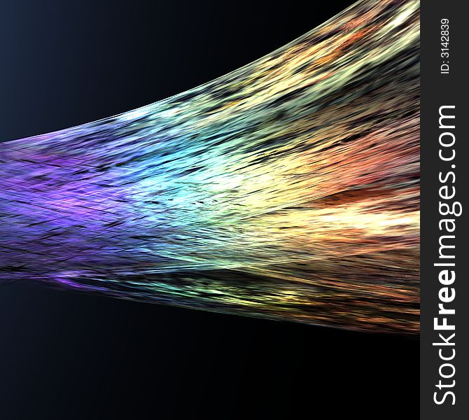 An illustration of a stretched piece of fabric of smoke in rainbow colors. An illustration of a stretched piece of fabric of smoke in rainbow colors.
