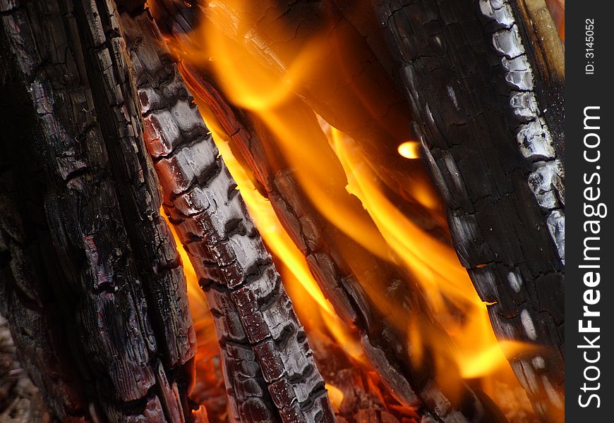 Black and silver embers. Super hot. Soft orange flame. Black and silver embers. Super hot. Soft orange flame.