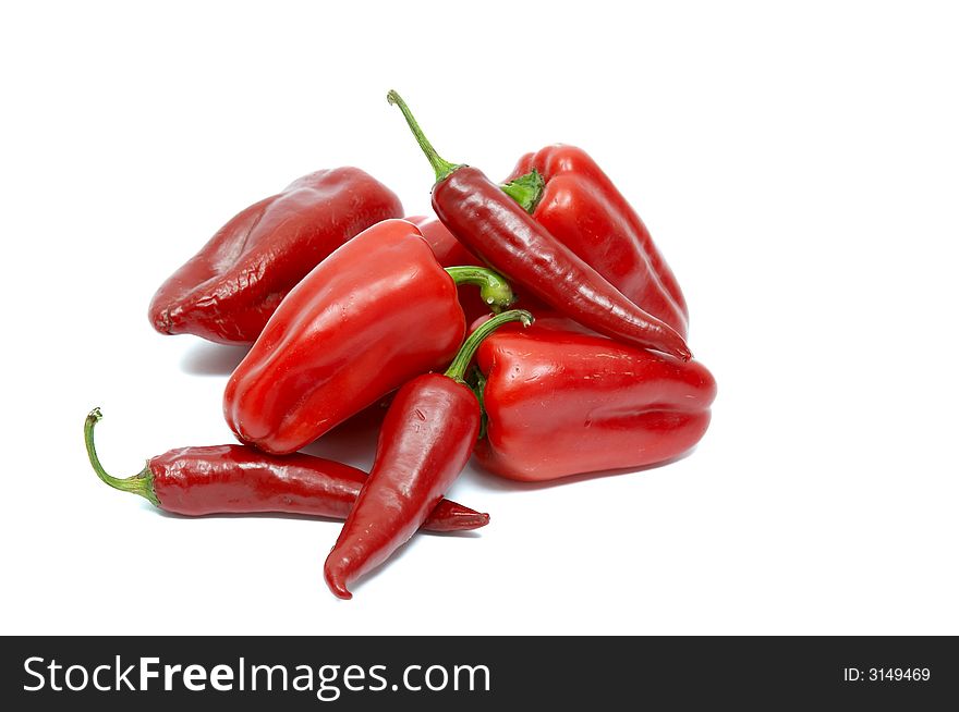 Various Red Peppers