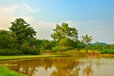 The Scenery Of Lakeside Stock Images The Scenery Of Lakeside Stock Images