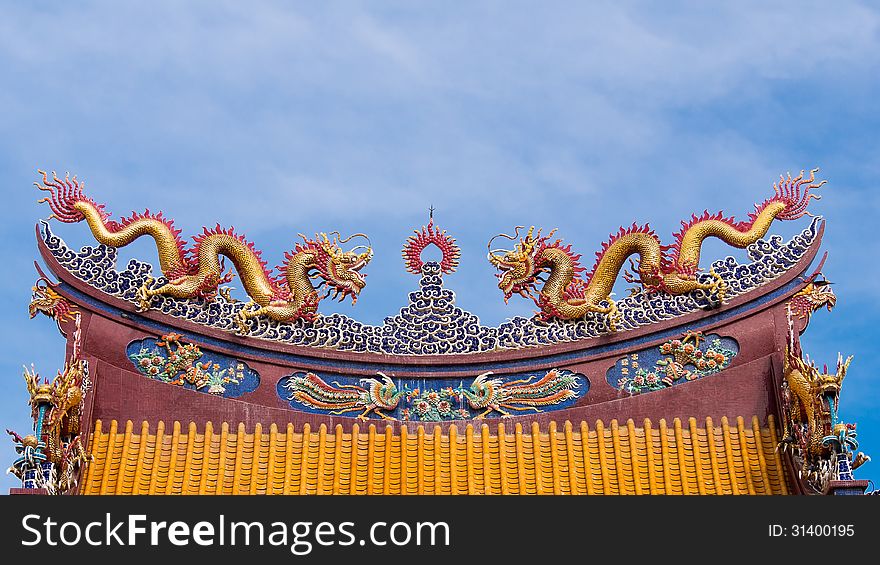 Chinese Dragon Sculpture