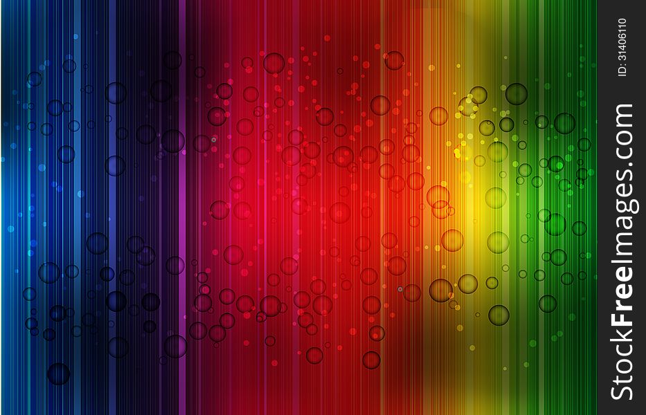 Spectrum background with light and drop