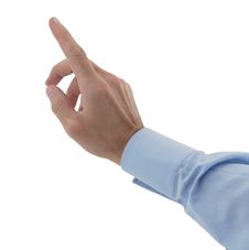 Male Hands Finger On Imaginary Touchpad Stock Images Male Hands Finger On Imaginary Touchpad Stock Images