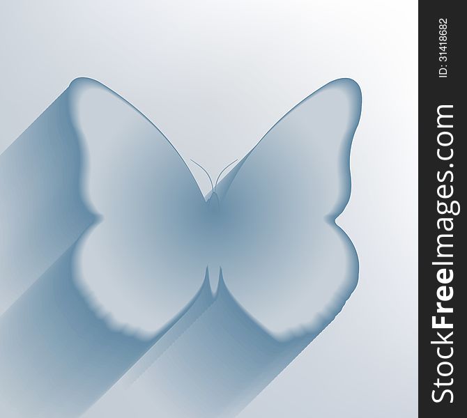 Abstract background with butterfly, eps10 vector illustration. Abstract background with butterfly, eps10 vector illustration