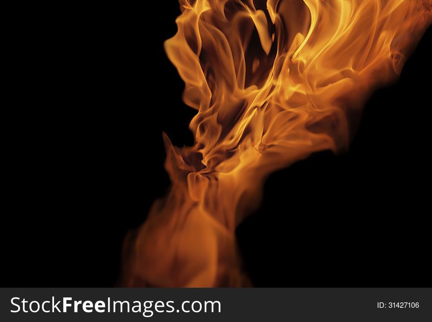 Fire And Flames - Abstract Shape II