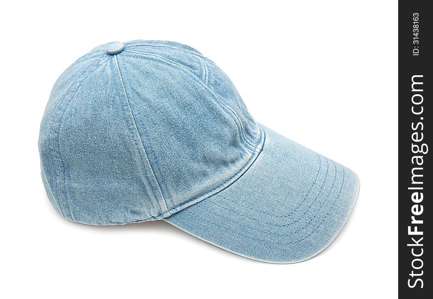 Jean fabric cap