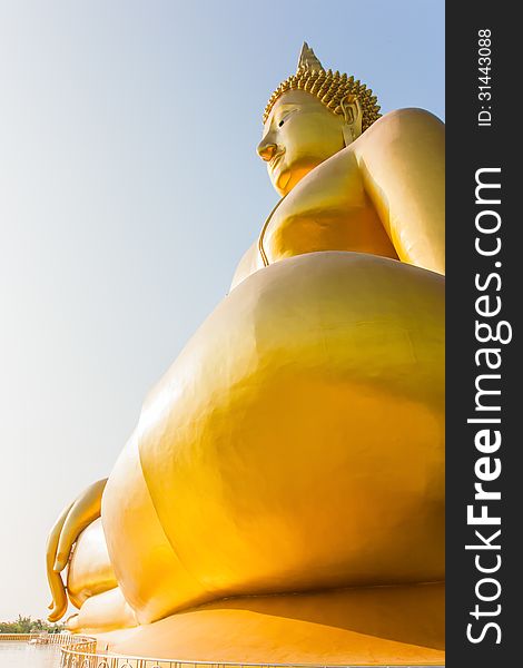 Golden Big Buddha in thailand