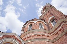 Cathedral Of The Vladimir Icon Of The Mother Of God In The Spaso-Borodinsky Female Monastery. Royalty Free Stock Images Cathedral Of The Vladimir Icon Of The Mother Of God In The Spaso-Borodinsky Female Monastery. Royalty Free Stock Images