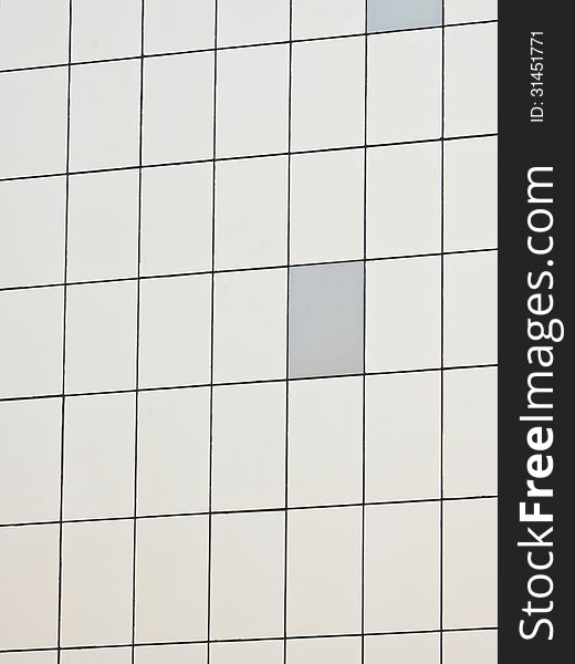 Glass pattern of outer building in daytime. Glass pattern of outer building in daytime