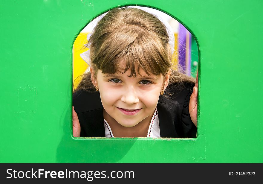 Girl on the playground