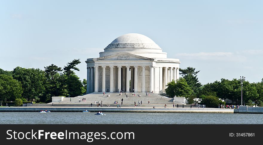 The Thomas Jefferson Memorial is a presidential memorial in Washington, D.C. dedicated to Thomas Jefferson, an American Founding Father and the third President of the United States.