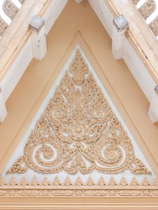 Thai Texture In Triangular Shape Royalty Free Stock Images