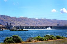 The John Day Dam Hydro Power Stock Photography