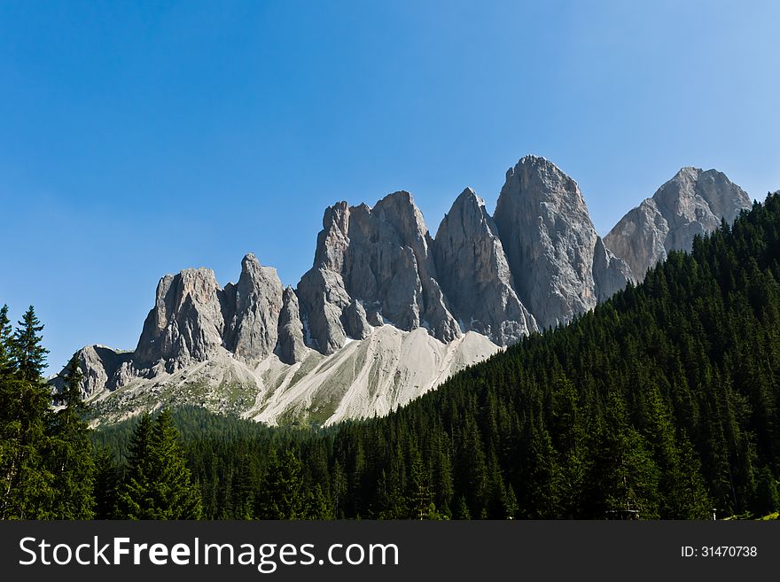 High mountain landscape in South Tyrol. High mountain landscape in South Tyrol