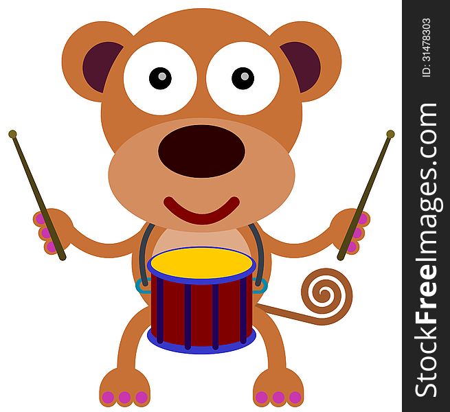 Drummer Monkey