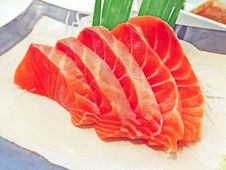 Salmon Sashimi Stock Photo Salmon Sashimi Stock Photo