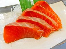Salmon Sashimi Stock Image Salmon Sashimi Stock Image