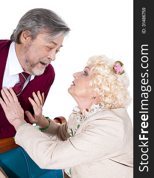 Happy Senior Couple In Love