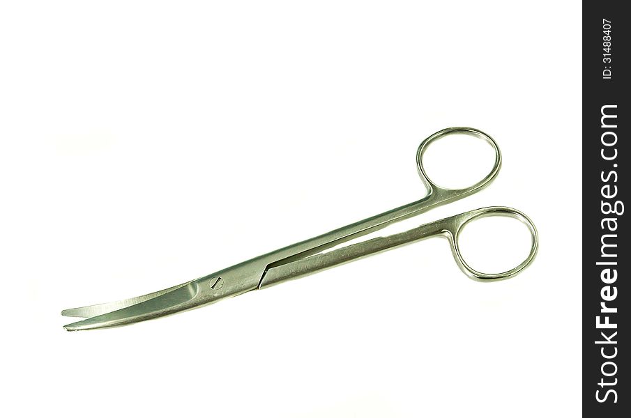 Stainless Scissors Isolated