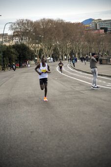 Naples Half Marathon, 25 February 2025 Royalty Free Stock Photo