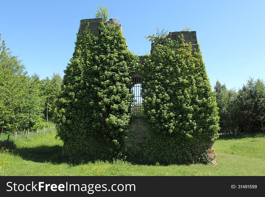 Ruins Of Coal Mine Pumping Engine House