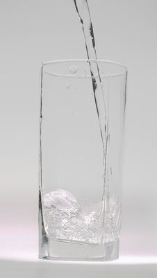 Water In A Glass Royalty Free Stock Images