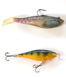 Two Kinds Of Lures Stock Photos Two Kinds Of Lures Stock Photos
