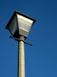 Outdoor Lamp Against Sky Stock Photo