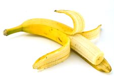 Half Peeled Banana Stock Images Half Peeled Banana Stock Images