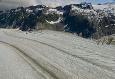 Glacier In Skagway Alaska Royalty Free Stock Photography
